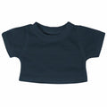 A plain short-sleeve T-shirt in dark green with a round neckline, labeled as MM071 by the brand Mumbles, is displayed flat against a white background.