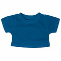 The MM071 by Mumbles, a plain blue short-sleeved T-shirt, is laid flat against a white background.