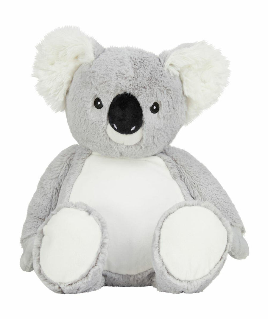 A Mumbles MM574 plush koala toy featuring gray fur and a white belly, sitting upright.