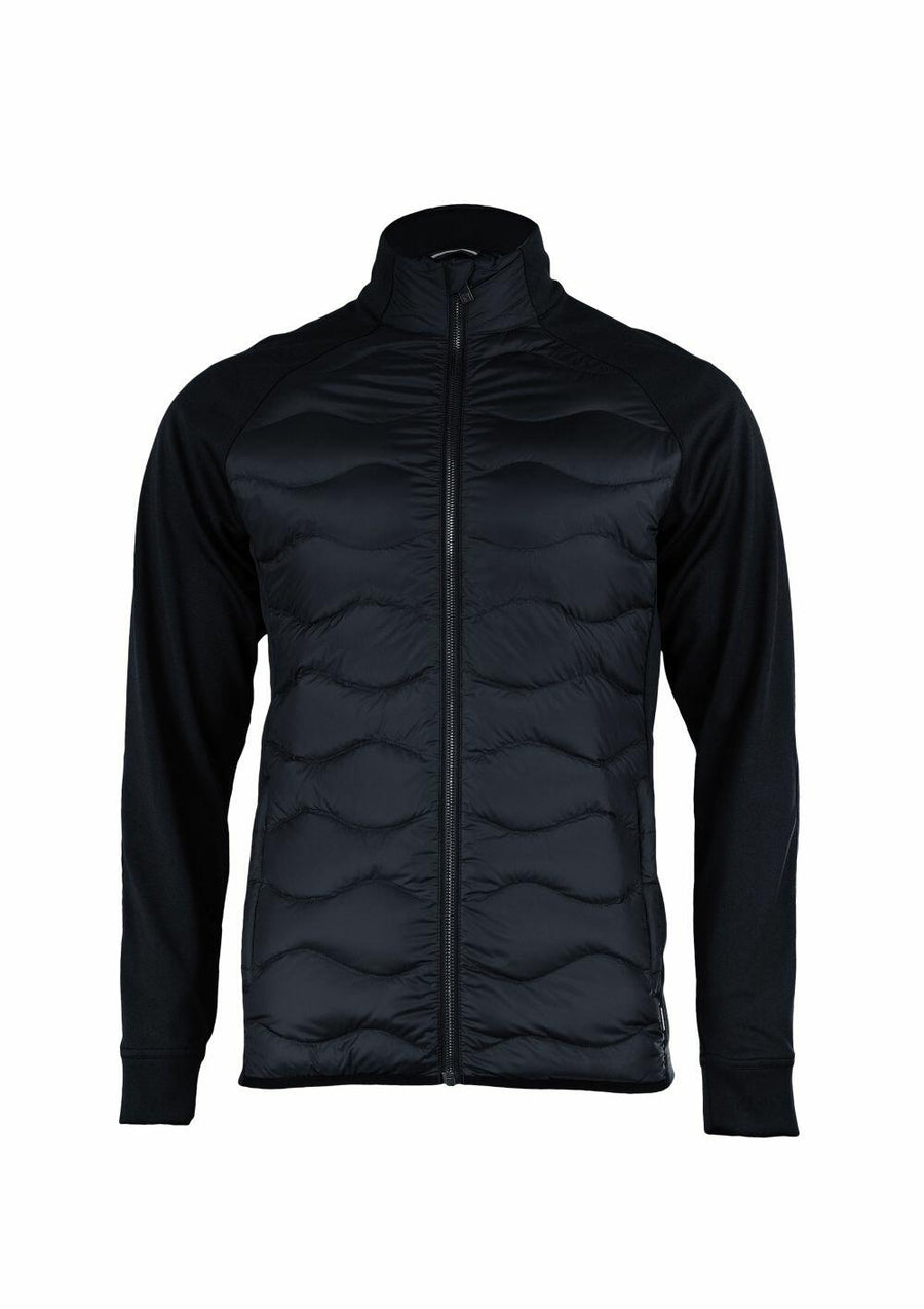 The Nimbus N104M jacket features a quilted front panel, full zip closure, and long sleeves in black.