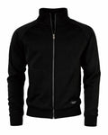 Nimbus N110M black zip-up jacket featuring a high collar and ribbed cuffs.