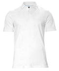 Nimbus N124M polo shirt in plain white with short sleeves and a collar.
