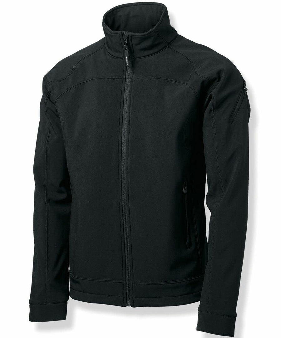 A Nimbus NB30M jacket in plain black featuring a high collar and zippered pockets.
