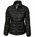 Nimbus NB60F black puffer jacket featuring a high collar and zippered front closure.