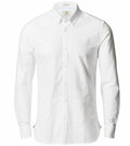 A Nimbus NB66M white button-down shirt with a collar, displayed against a plain background.