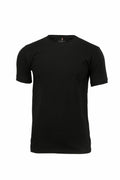 Nimbus NB72M black short-sleeve crew neck t-shirt displayed on a white background.