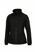 Nimbus NB82F black zip-up jacket featuring a high collar and long sleeves against a white background.