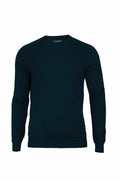 A dark green Nimbus NB91M crewneck sweater with long sleeves displayed against a white background.