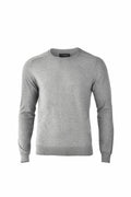 The Nimbus NB94M, a long-sleeve sweater in plain gray, displayed against a white backdrop.