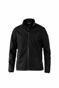 Nimbus NB97M black zip-up jacket featuring long sleeves and a collar, showcased against a plain white background.