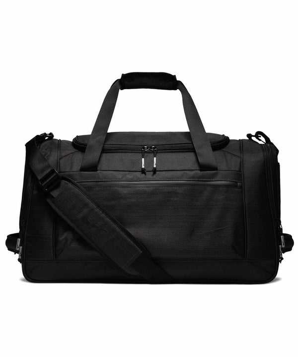 Nike NK298 with two handles and a shoulder strap, featuring a zipper pocket on the front and one main compartment zipper.