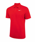 Nike red polo shirt (model NK372) featuring the logo on the left chest.