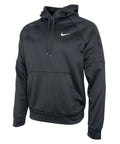A Nike NK391 hoodie in black featuring a drawstring hood and a front pocket.