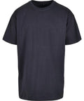 A plain black T-shirt short-sleeve tee with a crew neckline and loose fit, shown against a white background. No visible logos or designs.