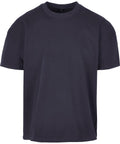 A plain black T-shirt short-sleeve shirt with a crew neckline and relaxed fit is shown against a white background, featuring no logos or patterns.