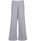 Sweatpants: Light grey, wide-leg style with an elasticated waistband, shown on a white background.