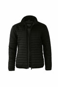 A Nimbus Play NP11M, black padded winter jacket featuring a high collar and front zipper closure.