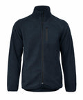 Nimbus Play's NP15M is a dark blue fleece jacket featuring a front zipper and a chest pocket.