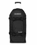 A large black travel bag on wheels, branded with "Ogio," featuring the product model "OG037.