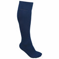 A knee-high plain navy blue sock from the Kariban Proact PA016 collection is displayed against a white background.