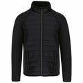 Kariban Proact's PA233 is a black zip-up jacket featuring a quilted front and smooth sleeves.