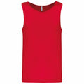 The Kariban Proact PA441 is a red sleeveless tank top showcased against a white background.