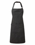 The PR144 Premier apron is available in black and features a front pocket along with an adjustable neck strap.