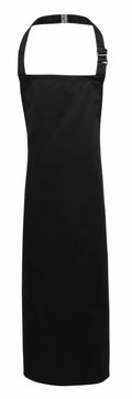 Premier's PR149 is a black apron featuring an adjustable neck strap and a simple design.