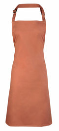 The Premier PR150 is a plain brown apron featuring a neck strap and a simple design, ideal for use in the kitchen or for crafts.