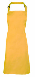 A Premier PR150, featuring a simple yellow design with a neck strap and waist tie, set against a white background.