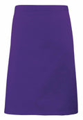 Displayed against a white background, the PR151 A-line skirt by Premier features a simple, sleek design with a smooth texture in a lovely shade of purple.