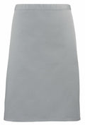 A plain, light gray A-line skirt from Premier, known as PR151, displayed against a white background. The skirt features a simple, straight design without any visible embellishments or patterns.