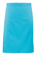 A sky-blue A-line skirt with a simple, plain design from Premier's PR151 collection is showcased against a white background.