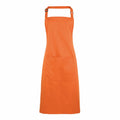 Premier's PR154 apron features an adjustable neck strap and a large front pocket, showcased on a plain white background.