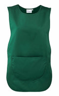 Premier PR171 apron in green with a front pocket.