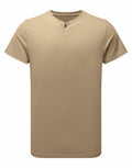 Premier's PR219 features a plain beige design with a round neck and short sleeves.