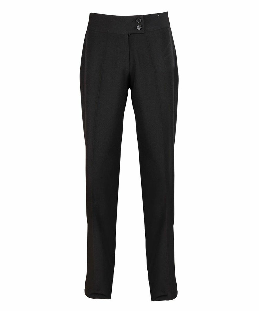 The PR536 by Premier features black straight-leg dress pants with two buttons at the waistband.