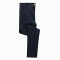 Premier's PR570 black pants, featuring a single visible golden button, displayed against a white background.