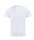 The PR649, a plain white short-sleeved T-shirt by Premier, is displayed on a white background.