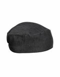 Displayed against a white background is the Premier PR653, a dark gray, round, flat fabric cap.