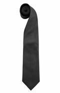 Premier's PR765 necktie, elegantly rolled at one end, showcased against a white background.