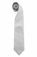 The Premier PR765 necktie, featuring a smooth texture and classic pointed tip, is elegantly rolled and set against a plain white background.