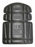 Black kneepad with embossed text and certifications, featuring the brand name "Portwest" and product name "PW102.