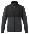 Portwest PW136 zip-up jacket in gray and black, featuring a high collar and pockets.