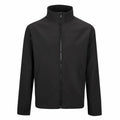Portwest PW162 black zip-up jacket featuring a high collar and long sleeves, showcased against a white background.