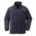 The Portwest PW171 is a dark gray fleece jacket featuring a front zipper and side pockets, showcased on a white background.