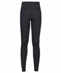 A pair of plain black, high-waisted PW181 leggings by Portwest with a slightly textured fabric.