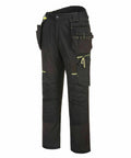Portwest PW470 with multiple pockets and neon yellow accents.