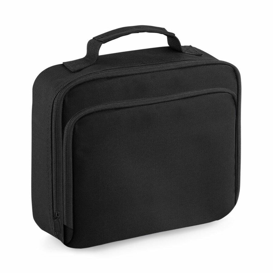 QD435 by Quadra: A black carrying case featuring a zippered main compartment, a handle, and a front pocket.
