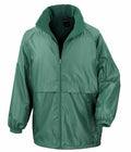 Result Core's R203X zip-up jacket features elastic cuffs and a high collar.